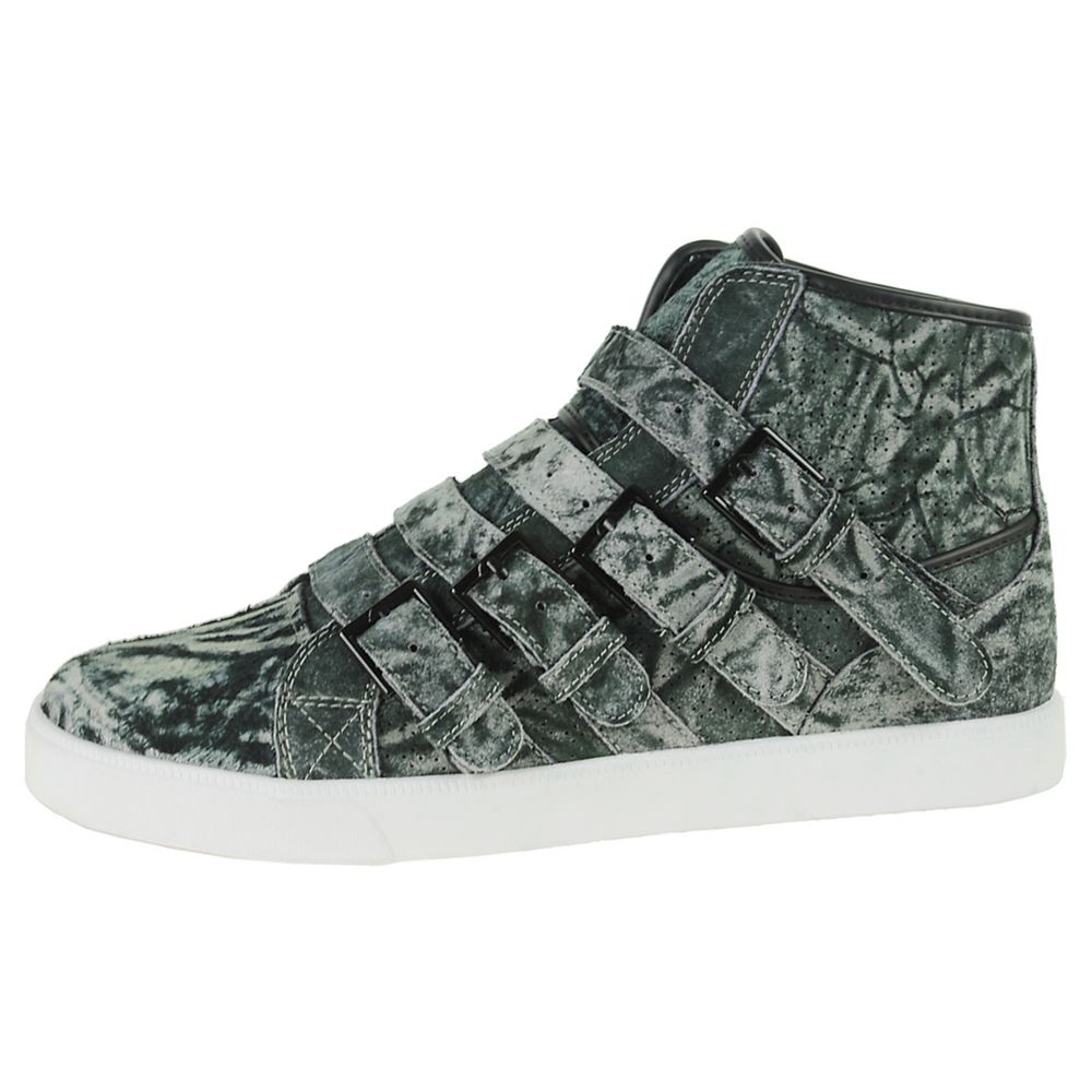 Baskets Montantes Supra Strapped NS Grise Wildlife Homme | PZF-37864204